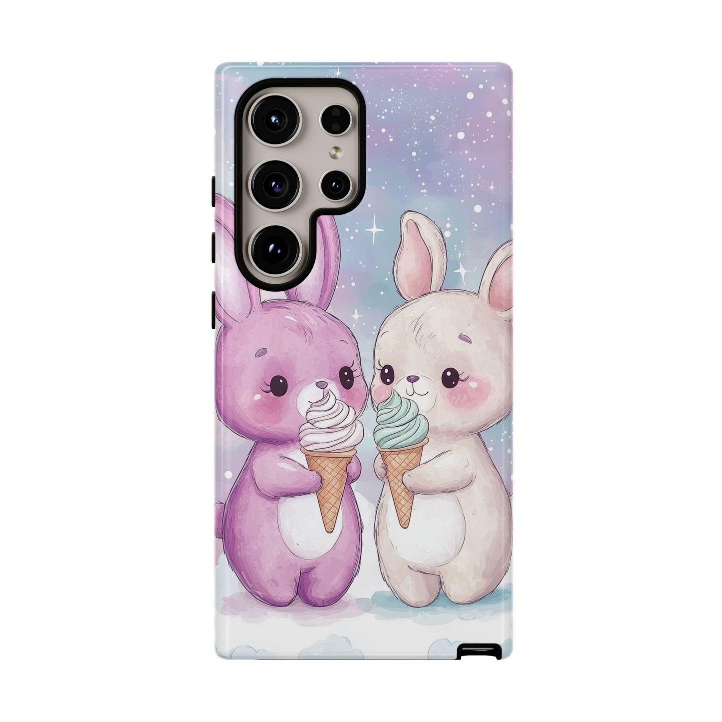 Sweet Bunny Bliss - Kawaii Anime Phone Case for iPhone, Samsung, Google Pixel