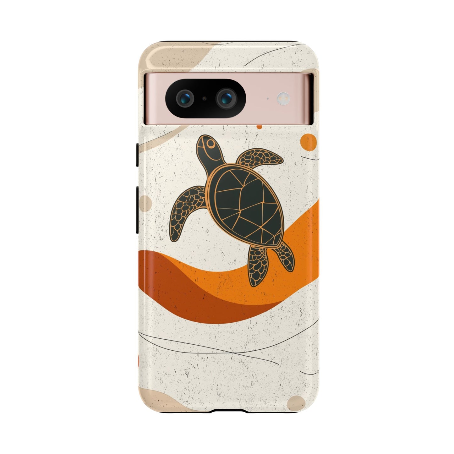 Flow of the Tide: Abstract Turtle Drift Phone Case for iPhone, Samsung & Pixel