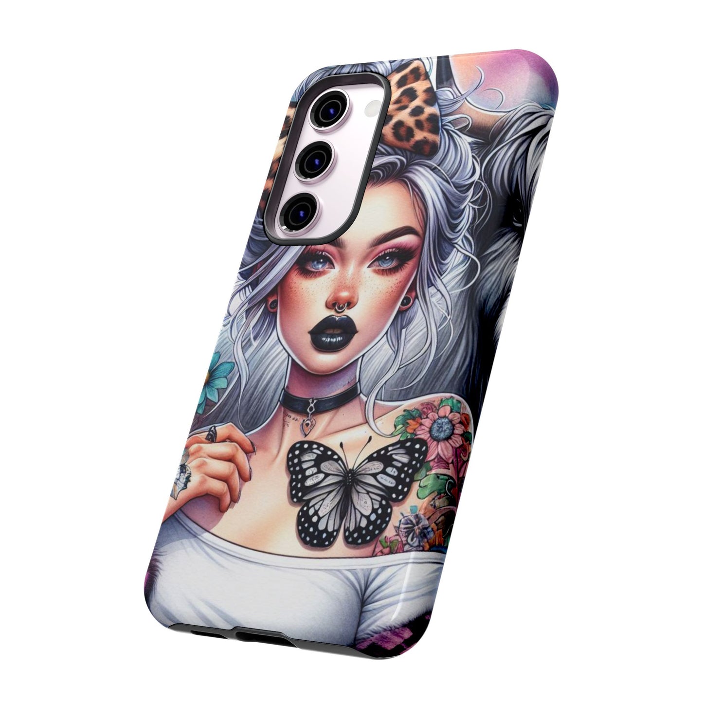 Wild Spirit – Gothic Chic & Nature Fusion Mobile Cover