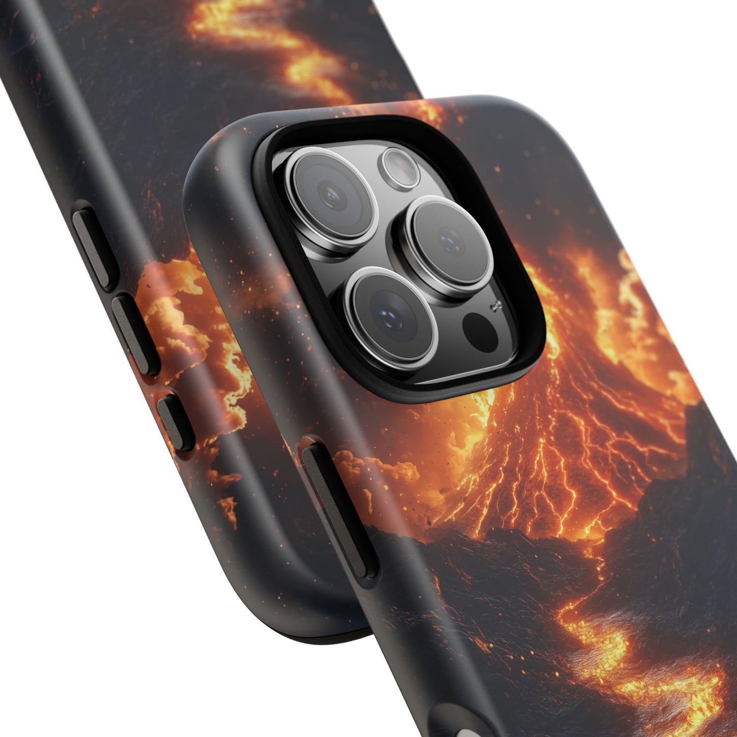 Erupting Volcano Lava Flow Phone Case for iPhone, Samsung & Pixel
