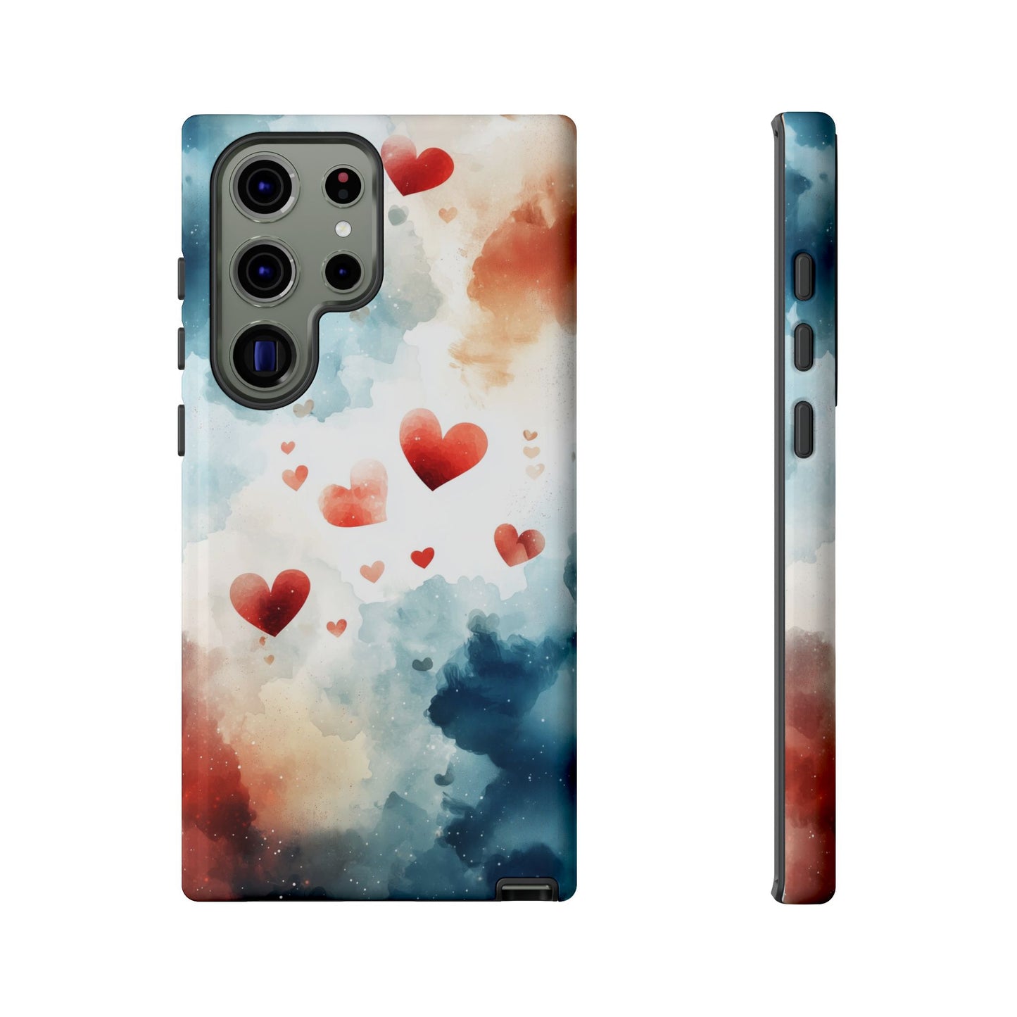 Heartfelt Skies - Watercolor Anime Phone Case for iPhone, Samsung, Google Pixel