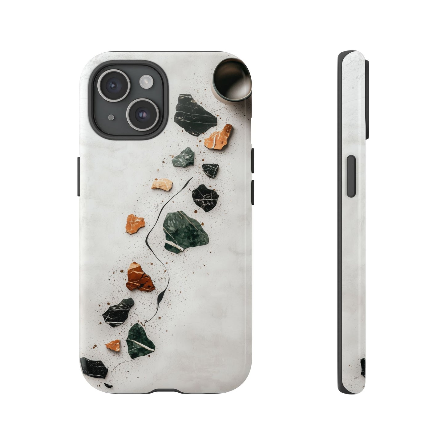 Minimalist Terrazzo Flow Phone Case for iPhone, google Pixel & Samsung