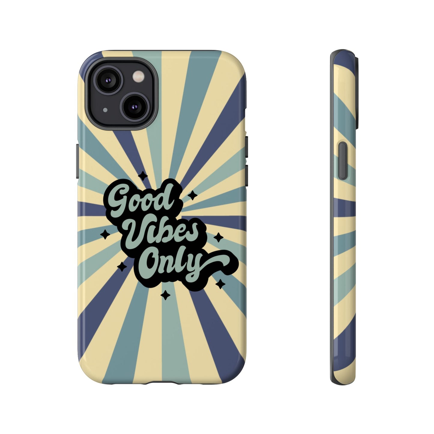 Retro "Good Vibes Only" Phone Case β Vintage Aesthetic for iPhone, Samsung & Google Pixel