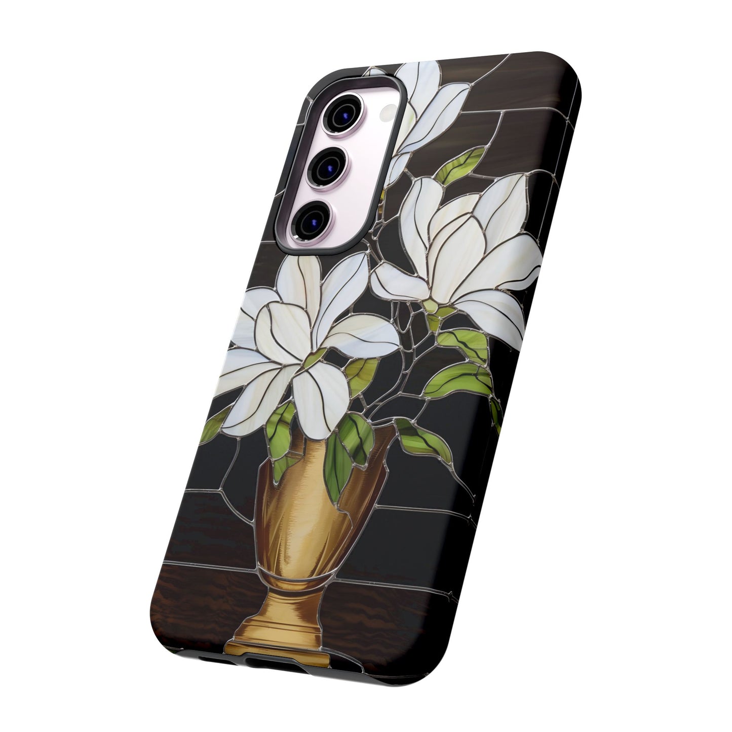 Stained Glass Floral Phone Case