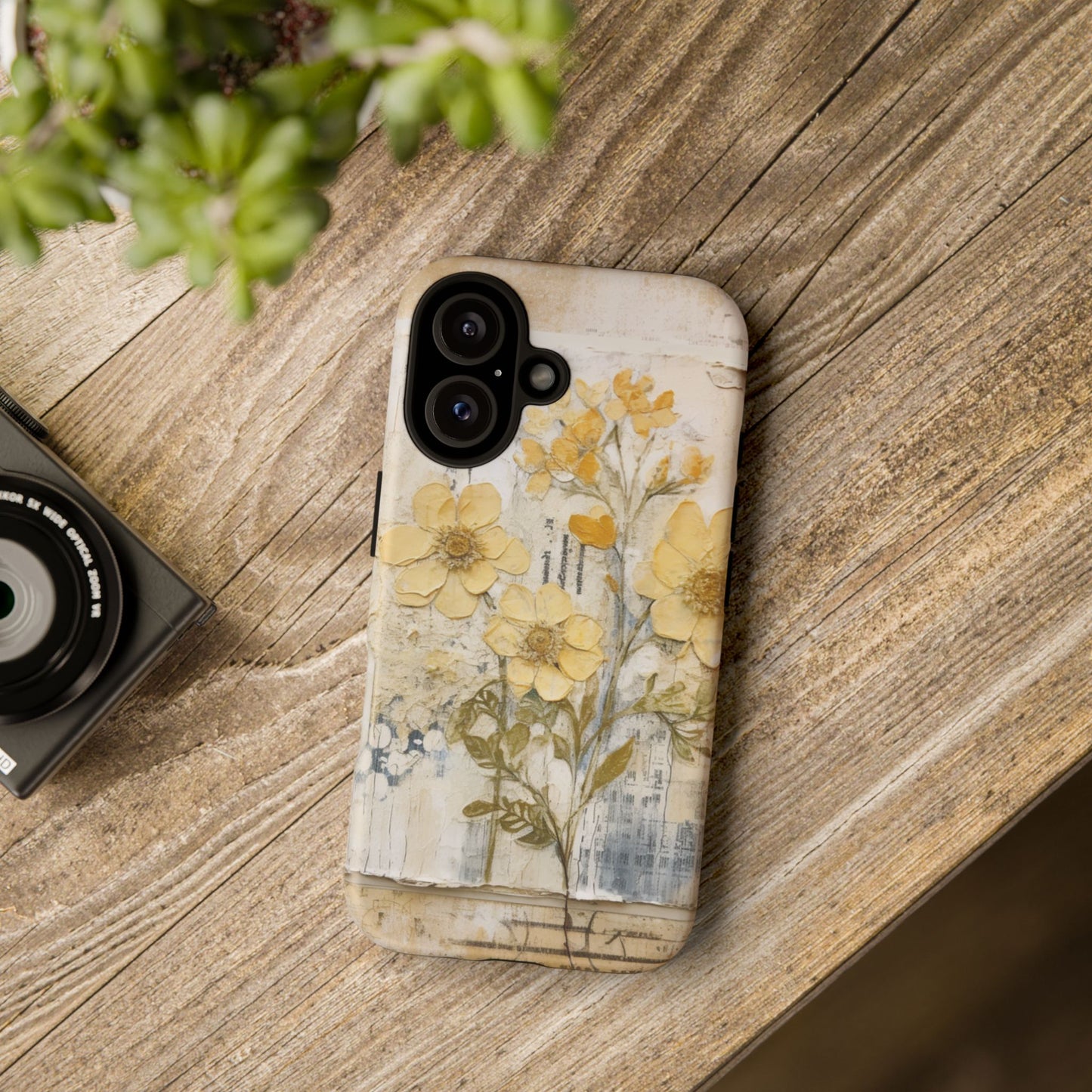 Vintage Botanical Floral Mobile Case