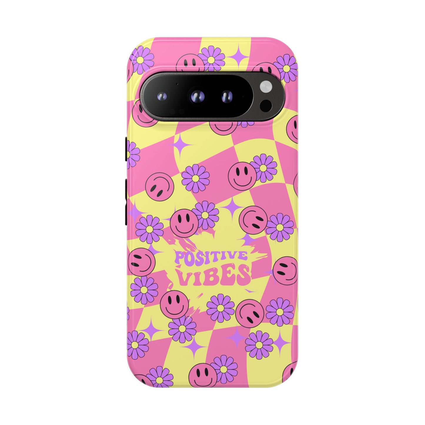 Positive Vibes Phone Case β Aesthetic Motivational Cover for iPhone, Samsung & Google Pixel