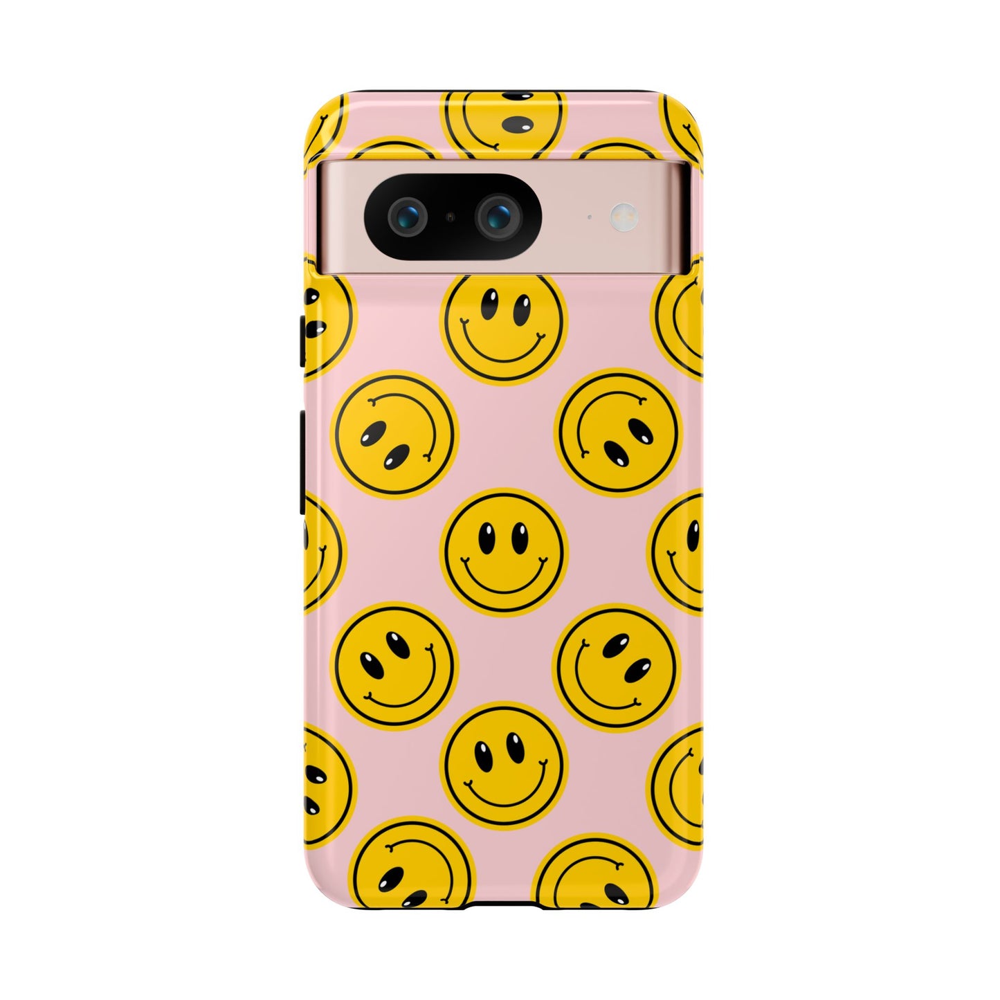 Retro Smiley Face Phone Case – Vintage Aesthetic Cover for iPhone, Samsung & Google Pixel