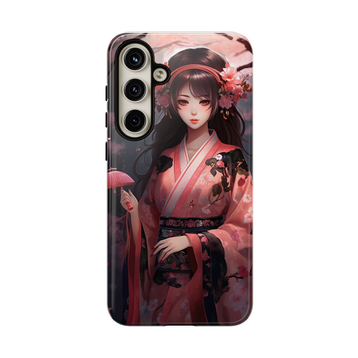 Kawaii Phone Case, Anime Girl Phone Case - Cute Aesthetic Cover for iPhone, Samsung & Google Pixel, Girly Phone Case, Anime Lover Gift