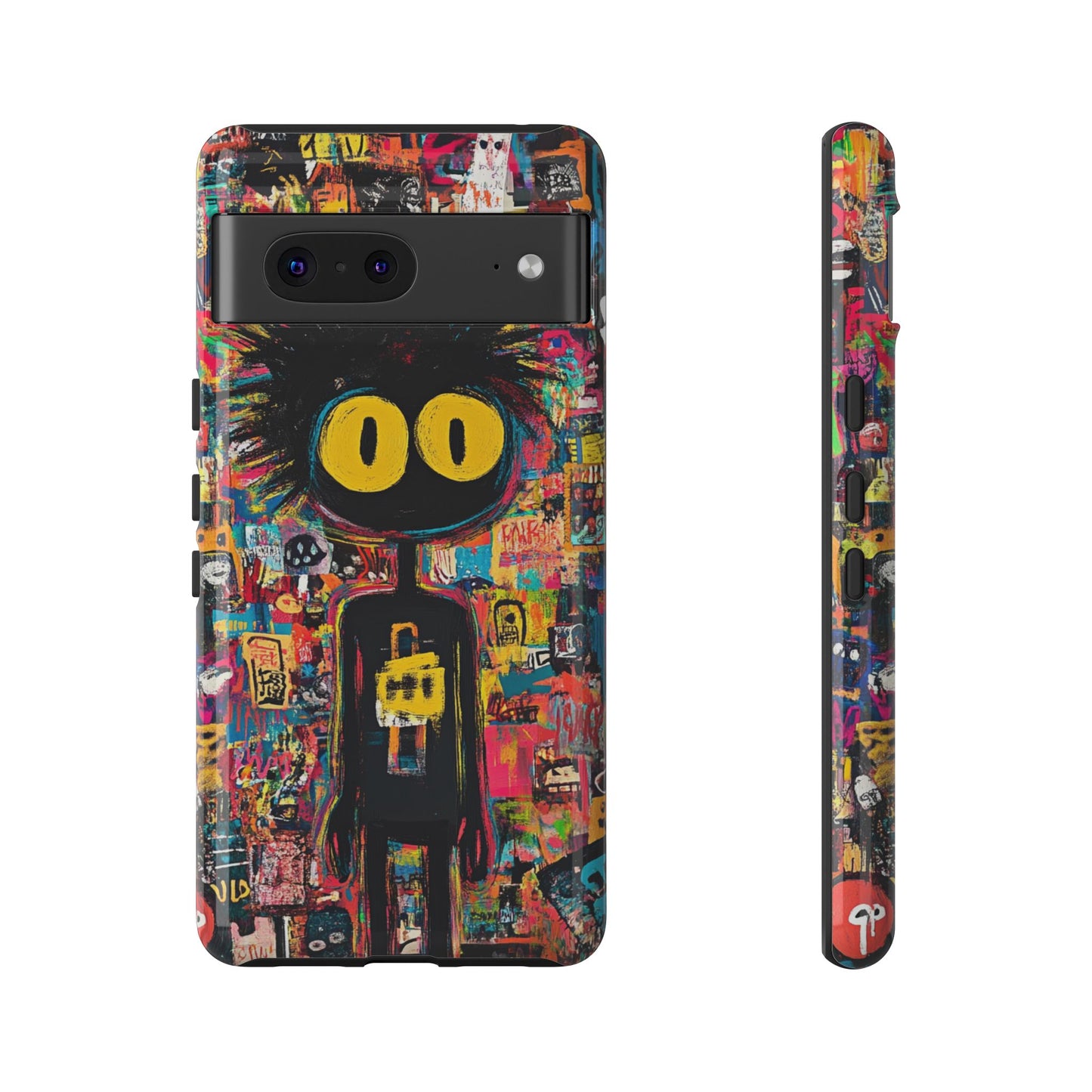 Urban Art iPhone Case – Basquiat Graffiti Style Cover - iPhone, Samsung & Google Pixel Cover - Artistic Painting Case, Art Lover Gift