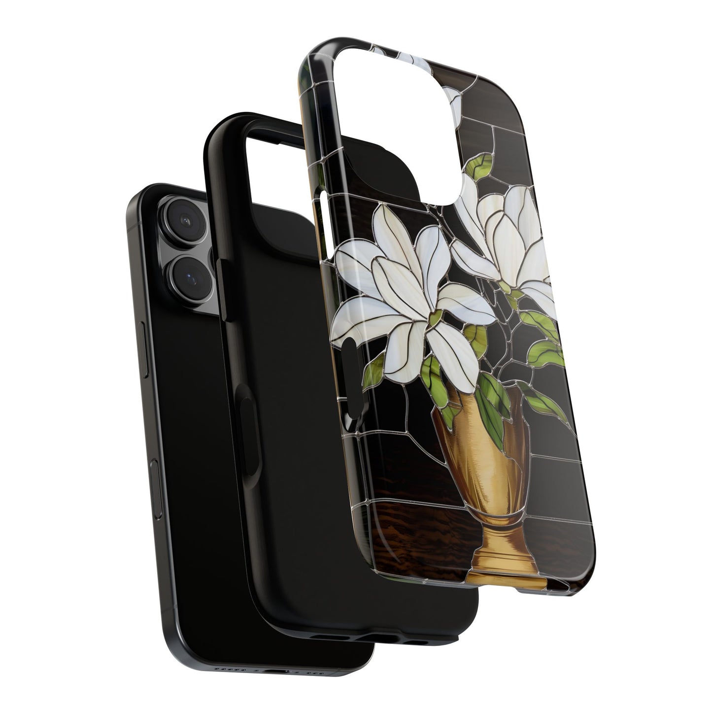 Stained Glass Floral Phone Case