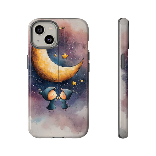 Dreamy Moonlight Duo Phone Case for iPhone, Samsung, Google Pixel