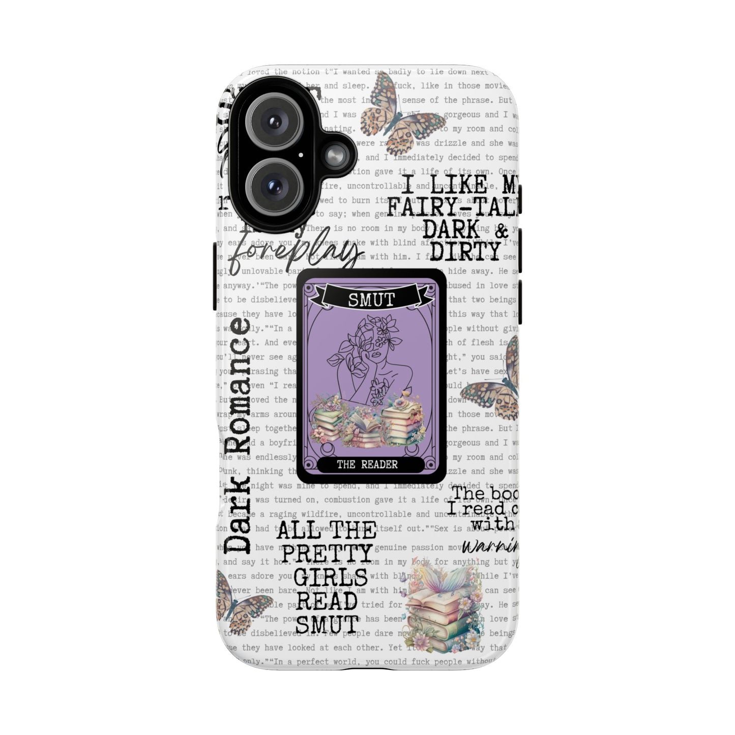 Smut Queen Phone Case β iPhone, Samsung & Google Pixel Cute Bookish Cover, Book Lover Gift