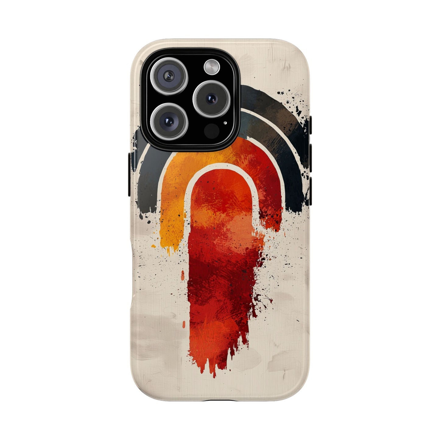 Boho Retro Splash Rainbow Phone Case for iPhone, Pixel & Samsung