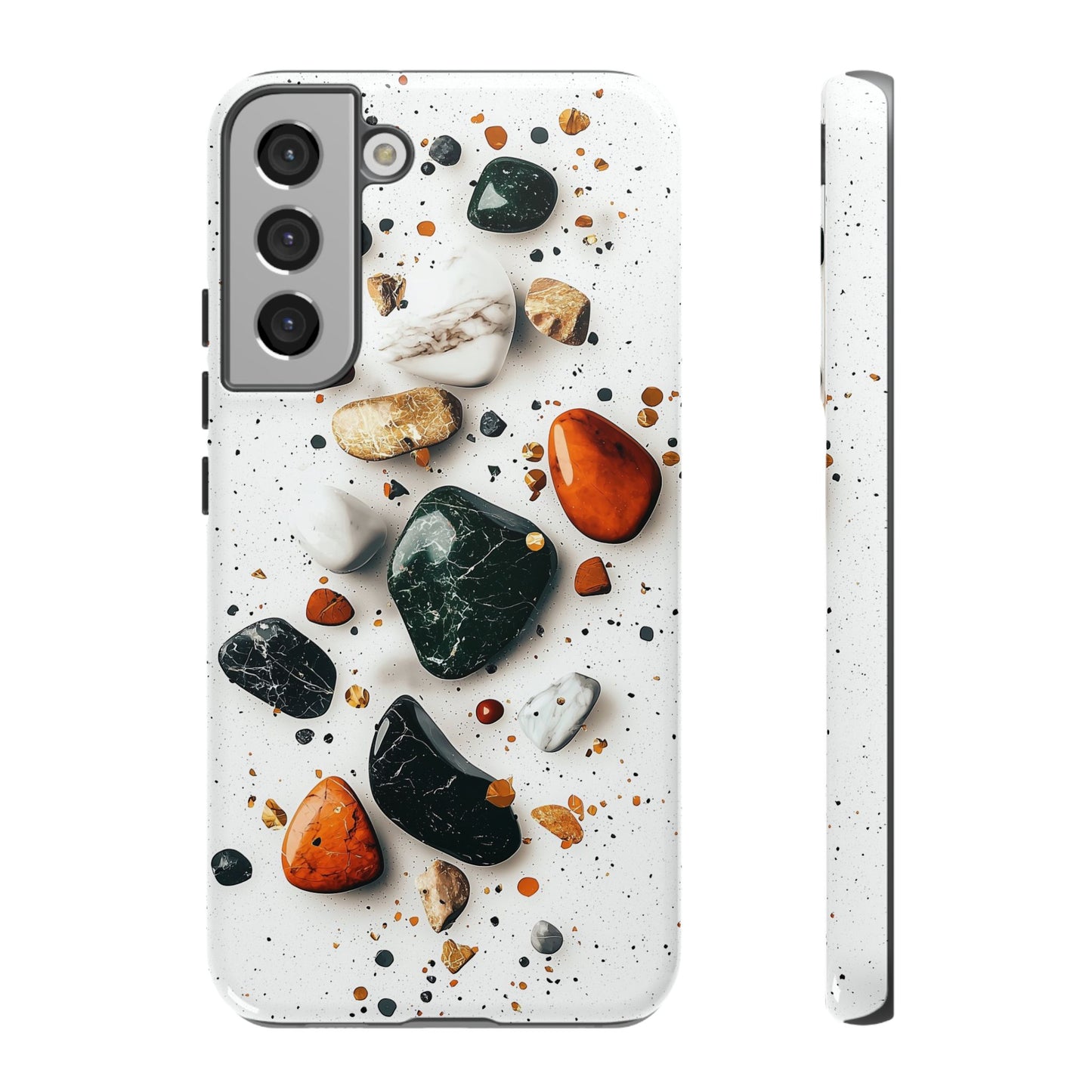 Marble Mosaic Charm – Terrazzo Stone Phone Case for iPhone, google Pixel & Samsung