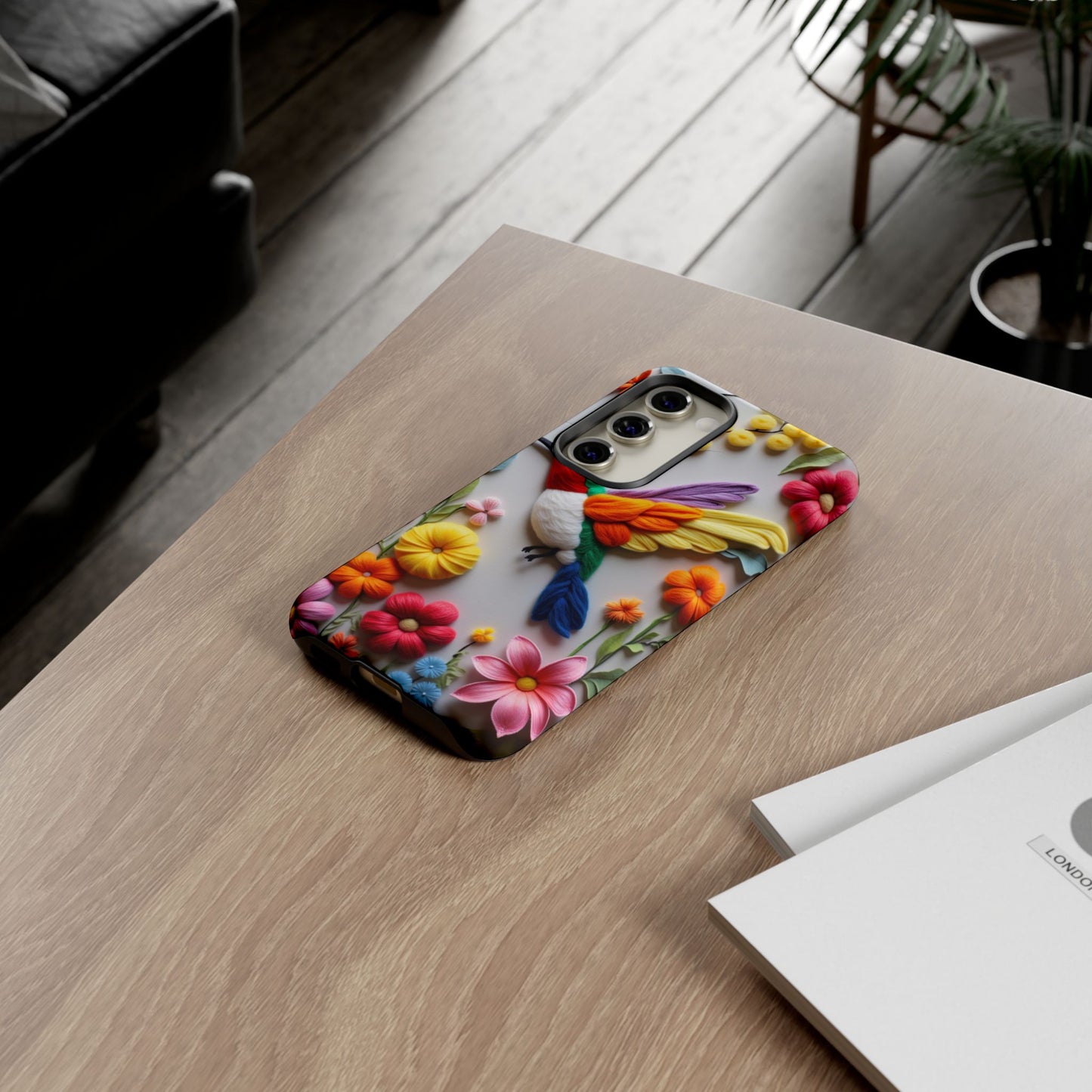 Elegant Hummingbird with Floral Mosaic Design | Nature's Artistic Vibes | Pixel 8 pro