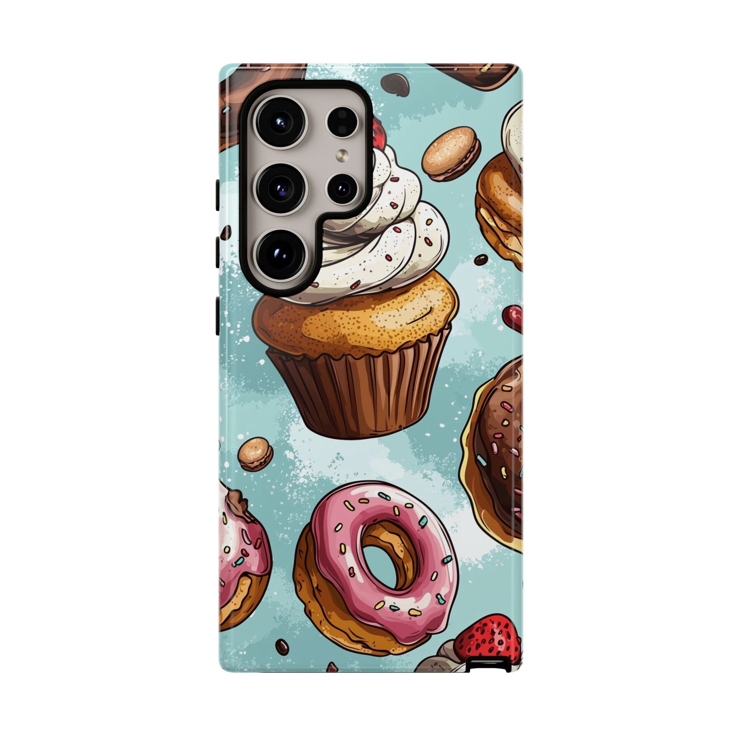 Sweet Bliss: Anime Dessert Delight Phone Case for iPhone, Samsung, Google Pixel