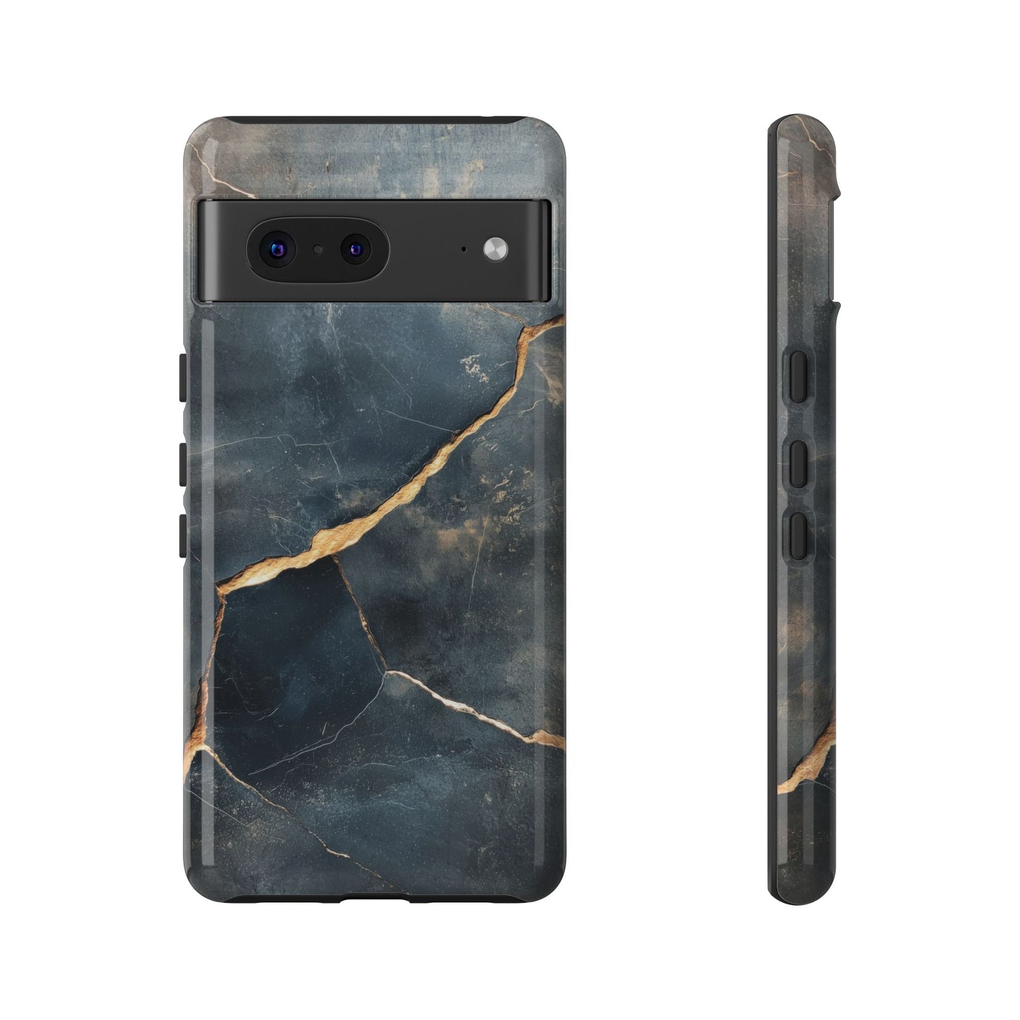 Cracked Marble Stone Phone Case for iPhone, Samsung & Google Pixel