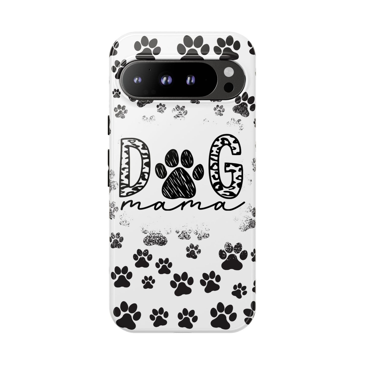 Dog Mama Phone Case for iPhone, Samsung & Google Pixel, Paw Print Phone Cover, Furry Friend Phone Case, Dog Owner/Pat Parents/Dog Mom Gifts