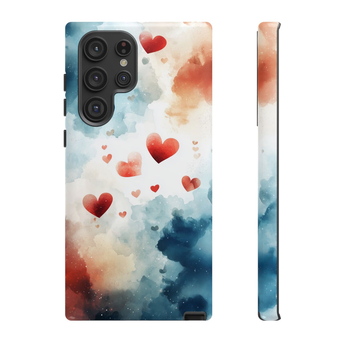 Heartfelt Skies - Watercolor Anime Phone Case for iPhone, Samsung, Google Pixel