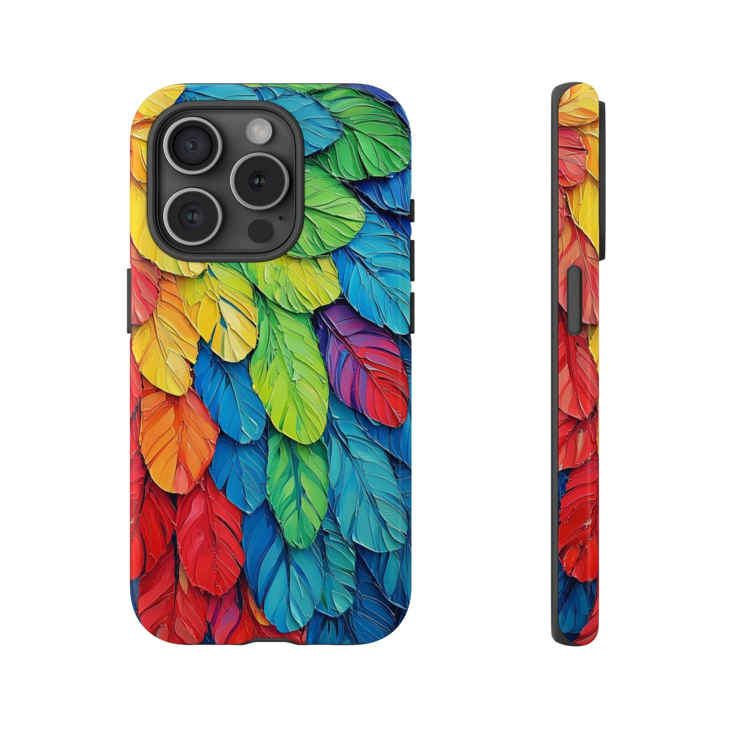 Vibrant Parrot Wings Phone Case for iPhone, Samsung & Google Pixel