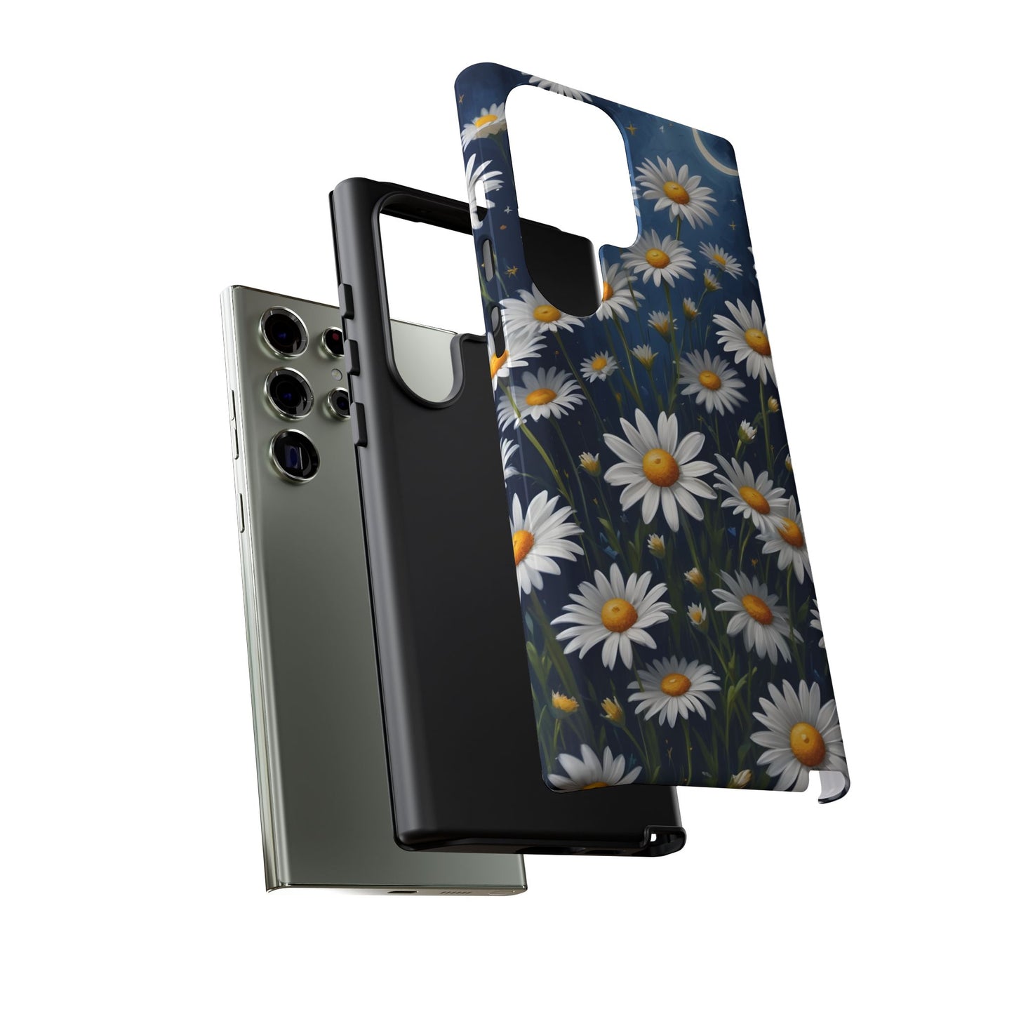 Witchy Daisy Flowers Phone Case Vintage Botanical Cover