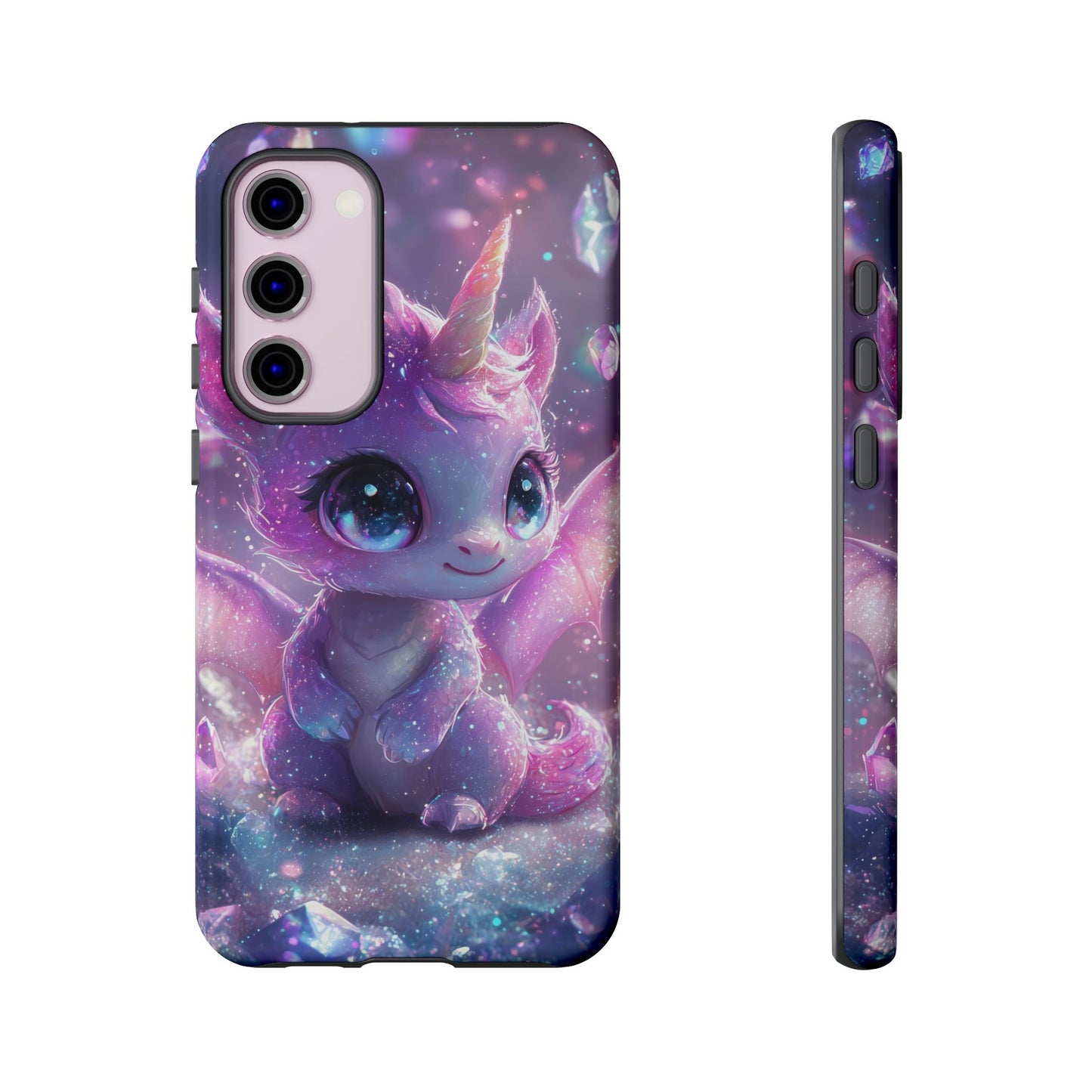 Mystic Crystal Unicorn-Dragon Phone Case for iPhone, Samsung, Google Pixel