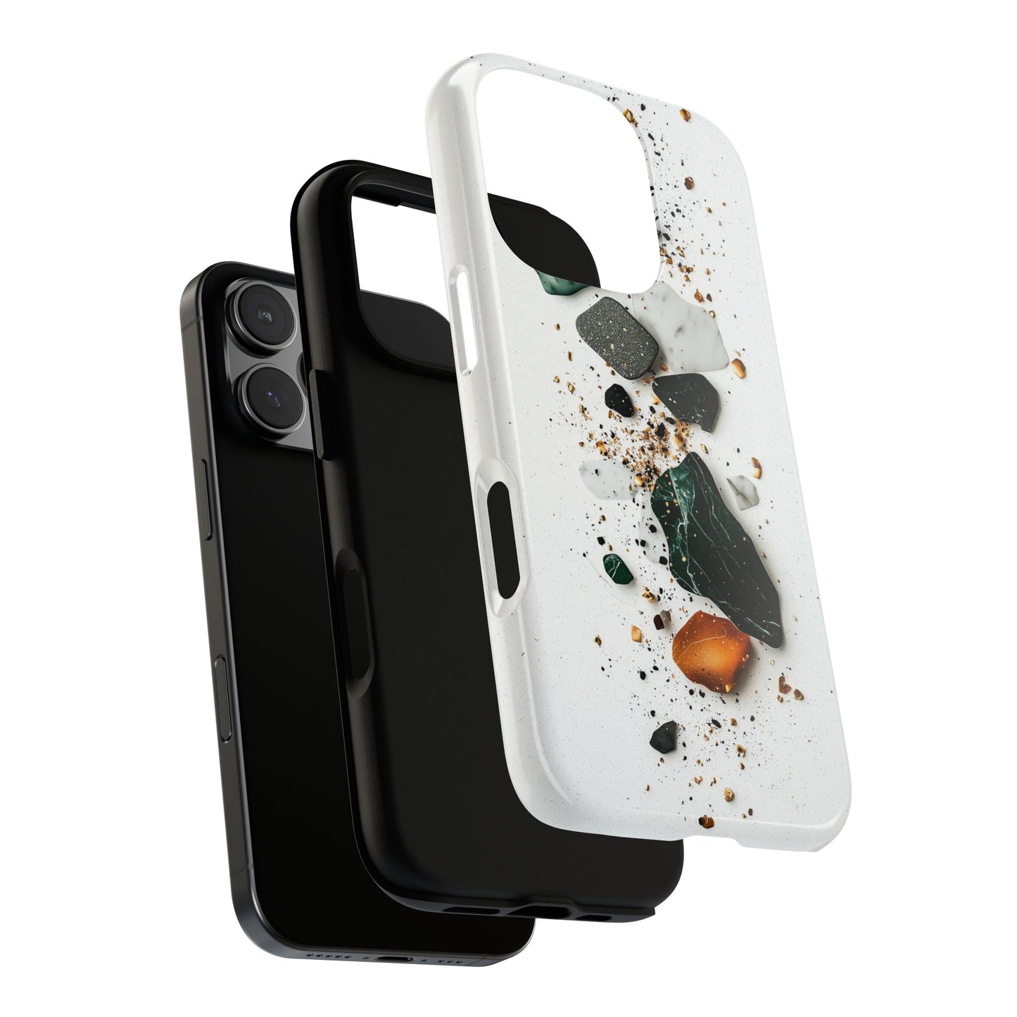 Modern Terrazzo Luxe – Fragment Art Phone Case for iPhone, google Pixel & Samsung