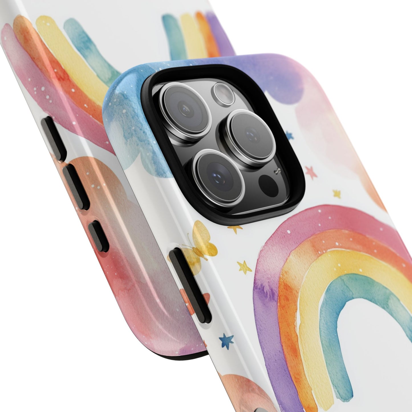 Rainbow Whimsy Watercolor Phone Case for iPhone, google Pixel & Samsung