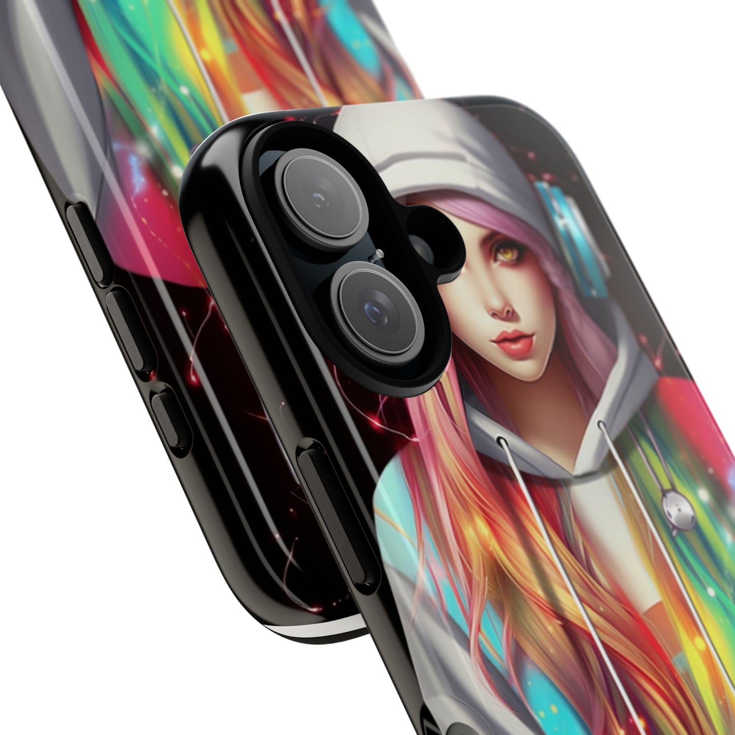 Anime Girl Phone Case - Cute Aesthetic Cover for iPhone, Samsung & Google Pixel, Girly Phone Case, Kawaii Phone Case, Anime Lover Gift