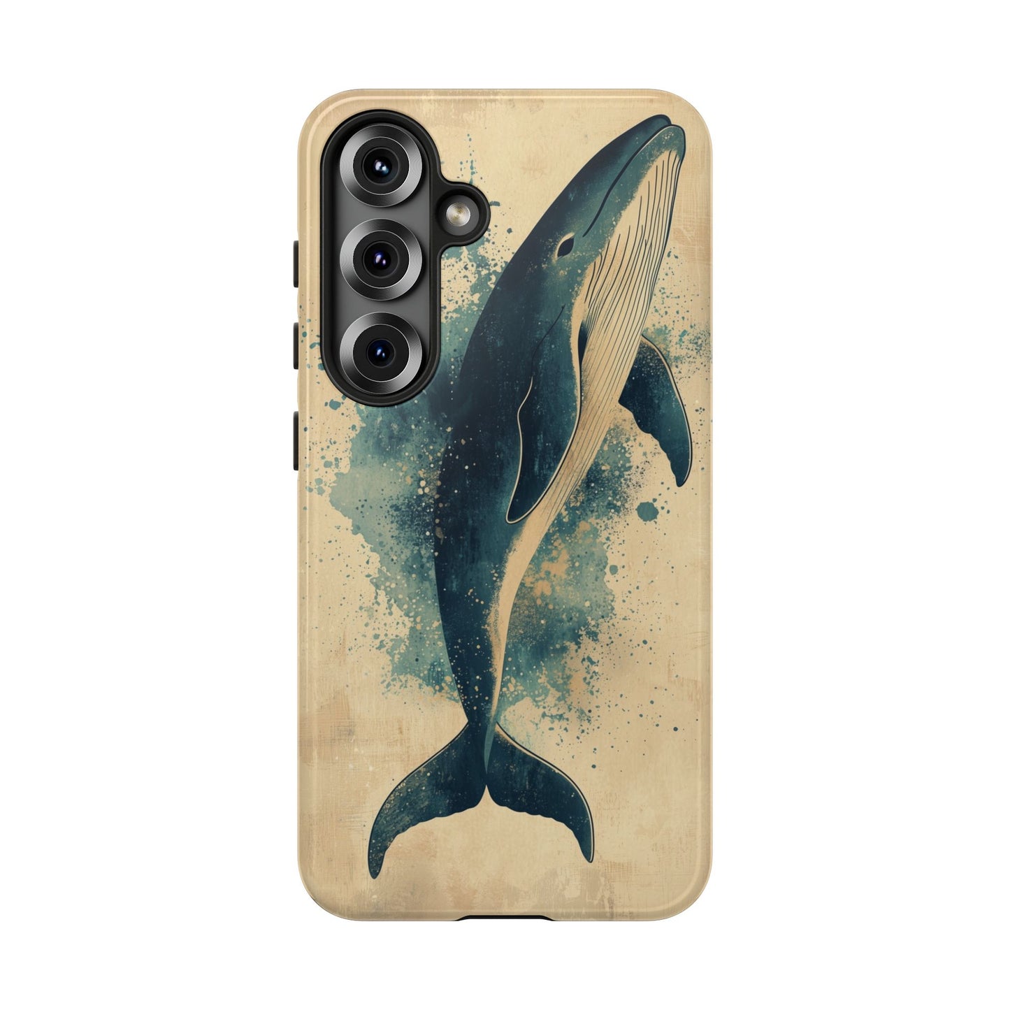 Ocean Majesty: Watercolor Whale Case for iPhone, Samsung & Pixel