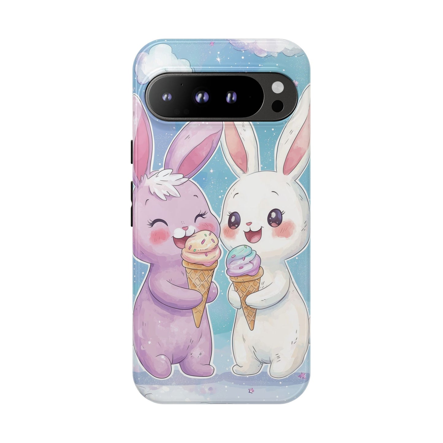 Sweet Bunny Bliss - Kawaii Anime Phone Case for iPhone, Samsung, Google Pixel