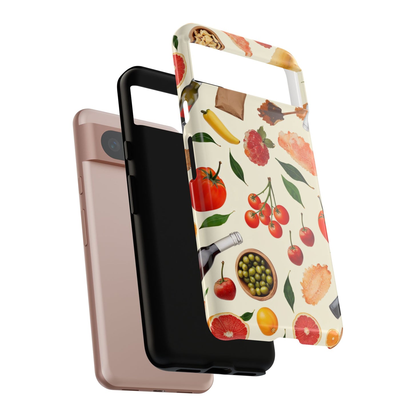 Fresh Fruits & Veggies Pattern Phone Case