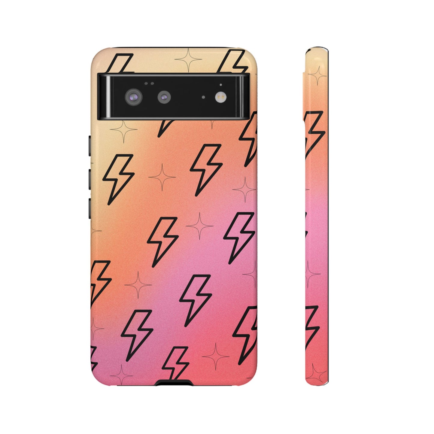 Retro Thunder Phone Case ⚡ Vintage Aesthetic for iPhone, Samsung & Pixel
