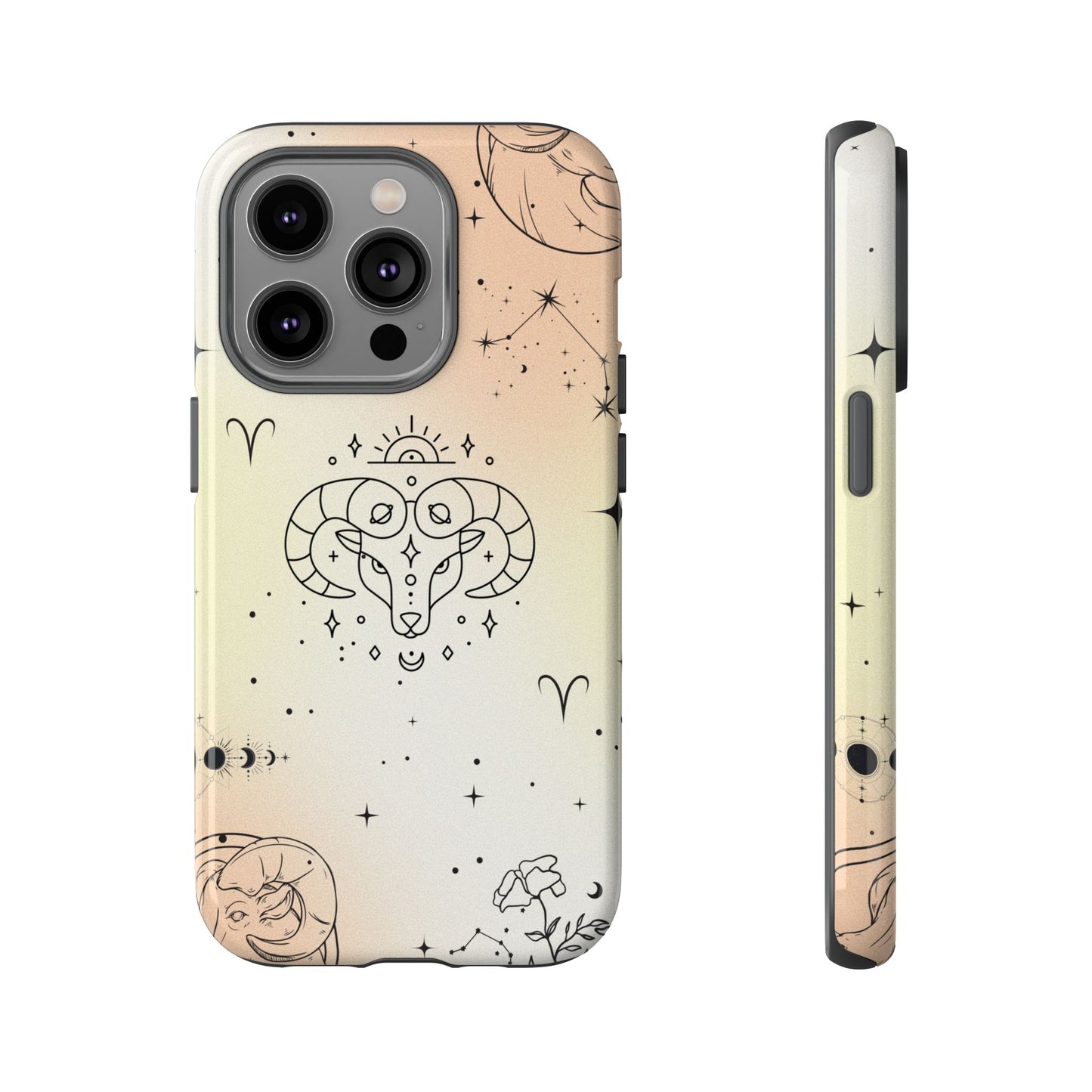 Aries Zodiac Sign Phone Case β Bold & Fiery Design for iPhone, Samsung & Google Pixel