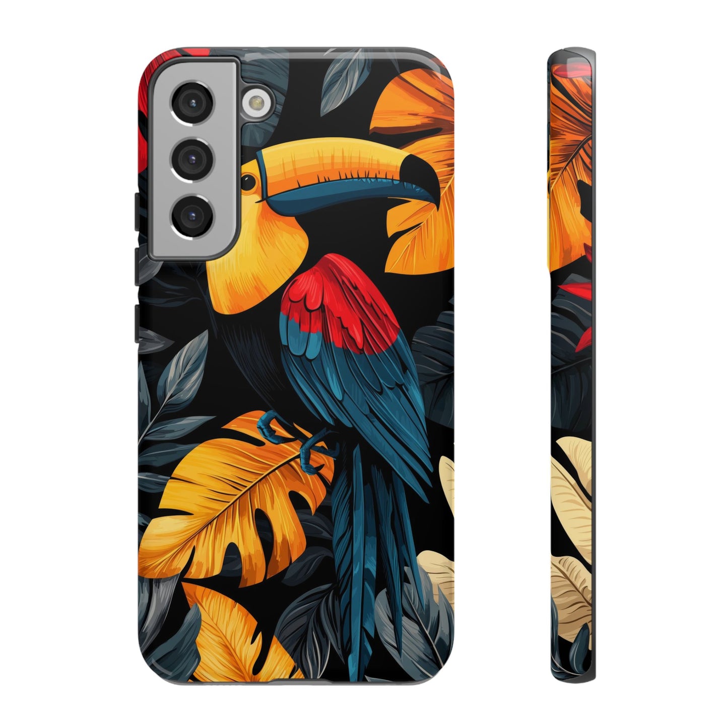 Exotic Toucan Feathers Phone Case – Nature’s Elegance for iPhone, Pixel & Samsung