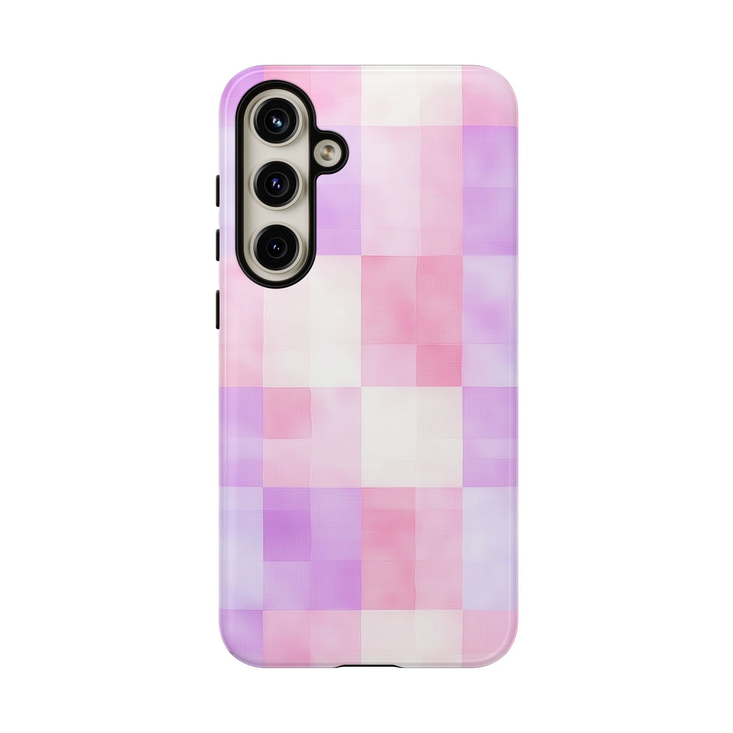 Kawaii Gingham Pastel Phone Case for iPhone, Samsung, Google Pixel