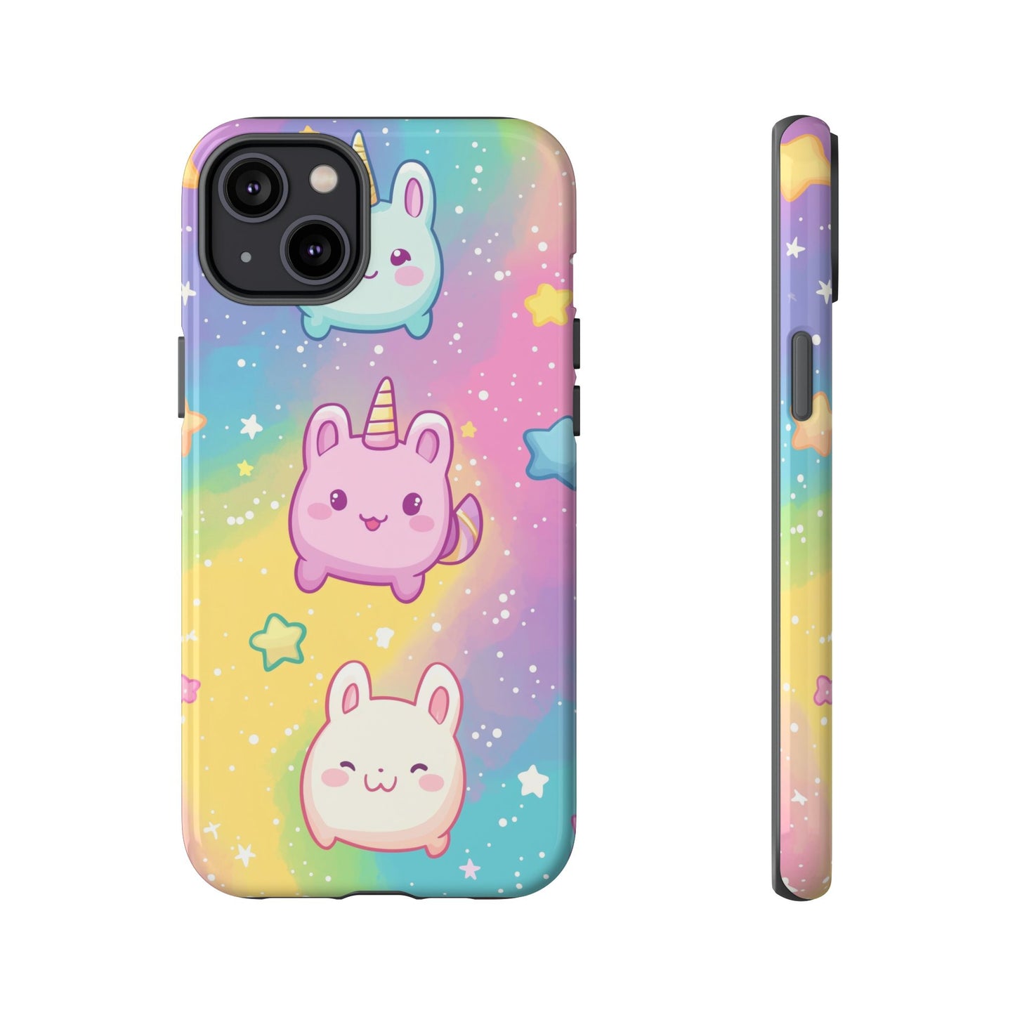 Pastel Unicorn Bunny Anime Phone Case for iPhone, Samsung, Google Pixel