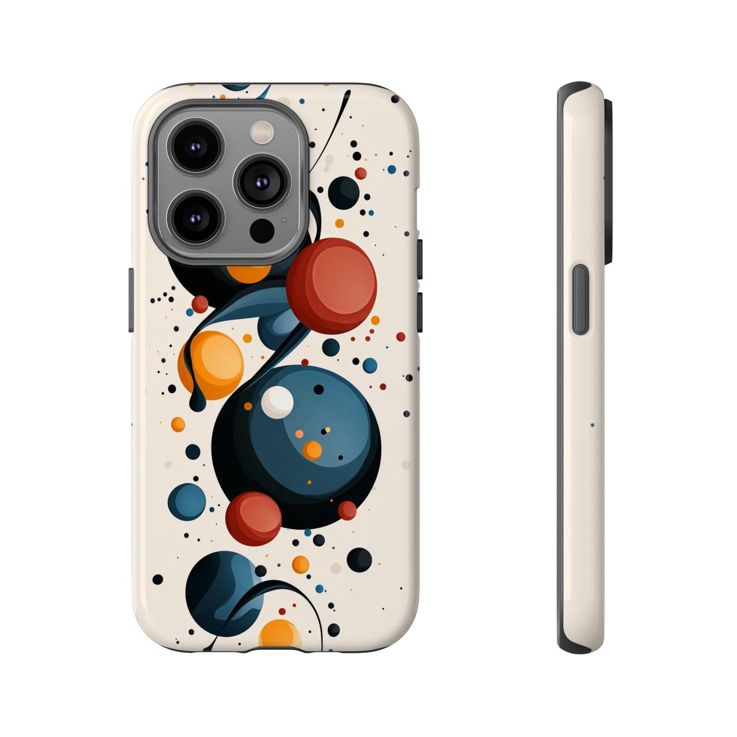 Cosmic Orbit – Abstract Sphere Phone Case for iPhone, Samsung & Pixel