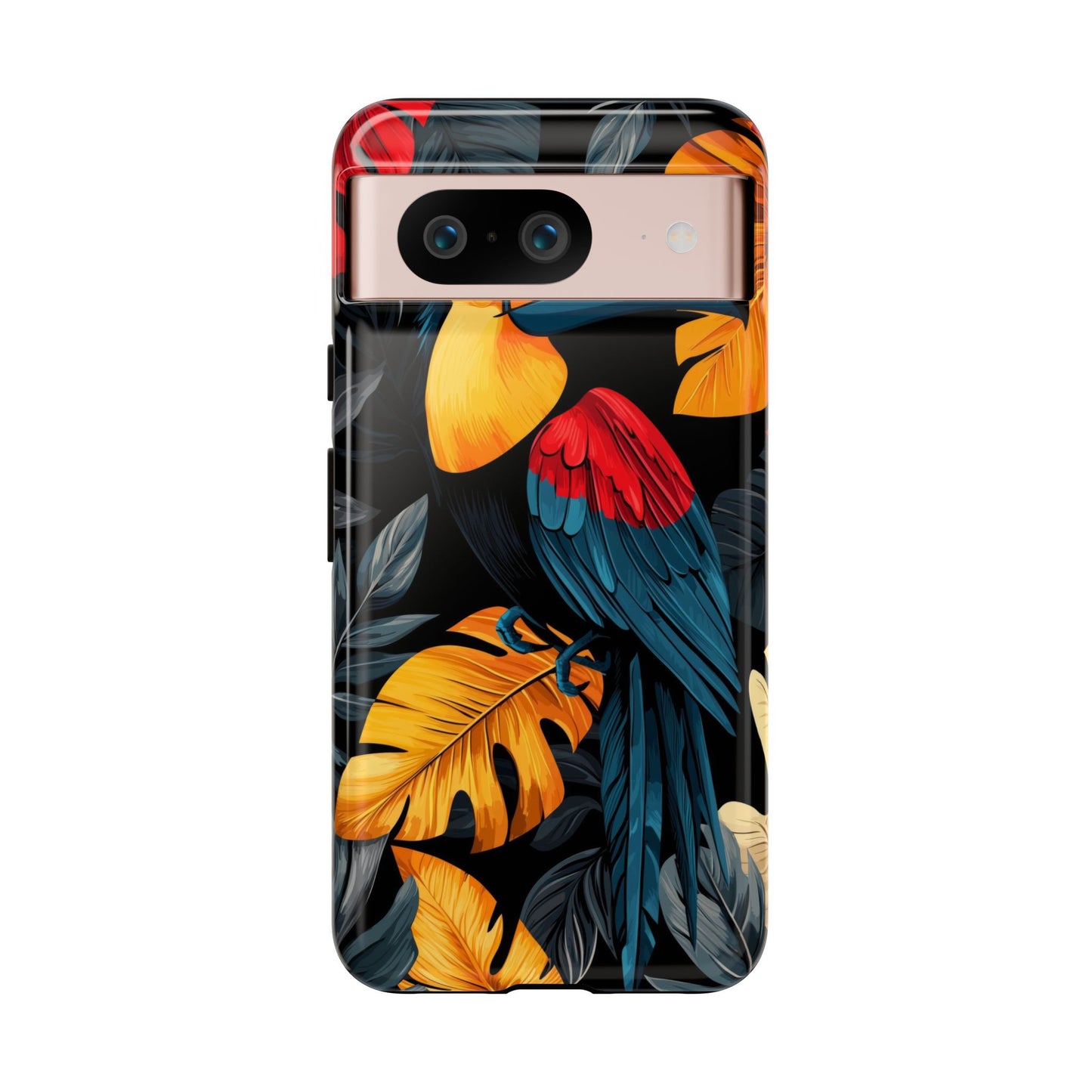 Exotic Toucan Feathers Phone Case – Nature’s Elegance for iPhone, Pixel & Samsung
