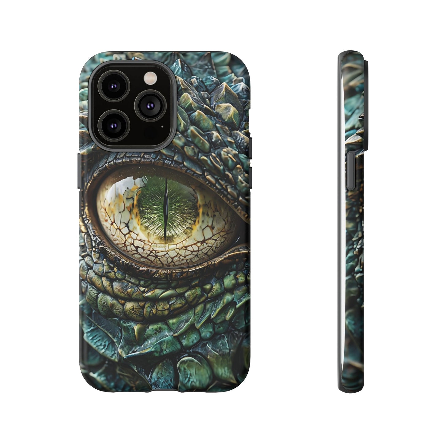 A Dragon's Eye With Intricate Scales phone case design.