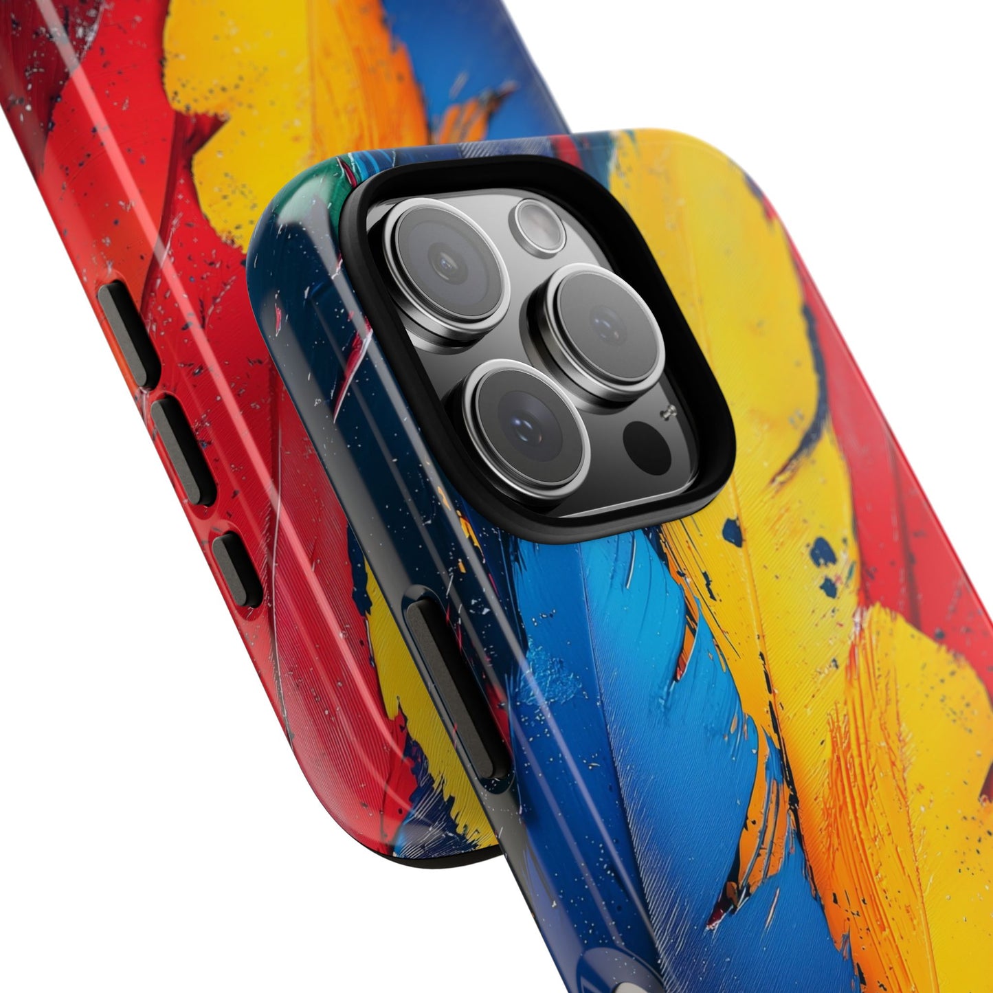 Tropical Macaw Feather Phone Case for iPhone, Samsung & Google Pixel