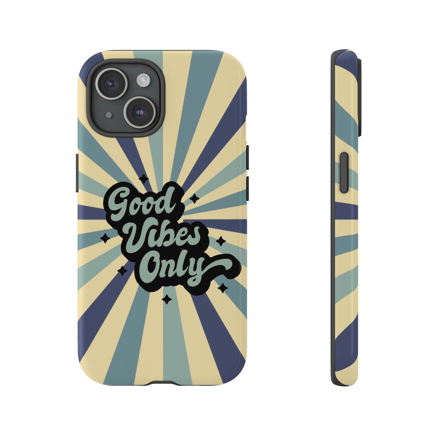 Retro "Good Vibes Only" Phone Case β Vintage Aesthetic for iPhone, Samsung & Google Pixel