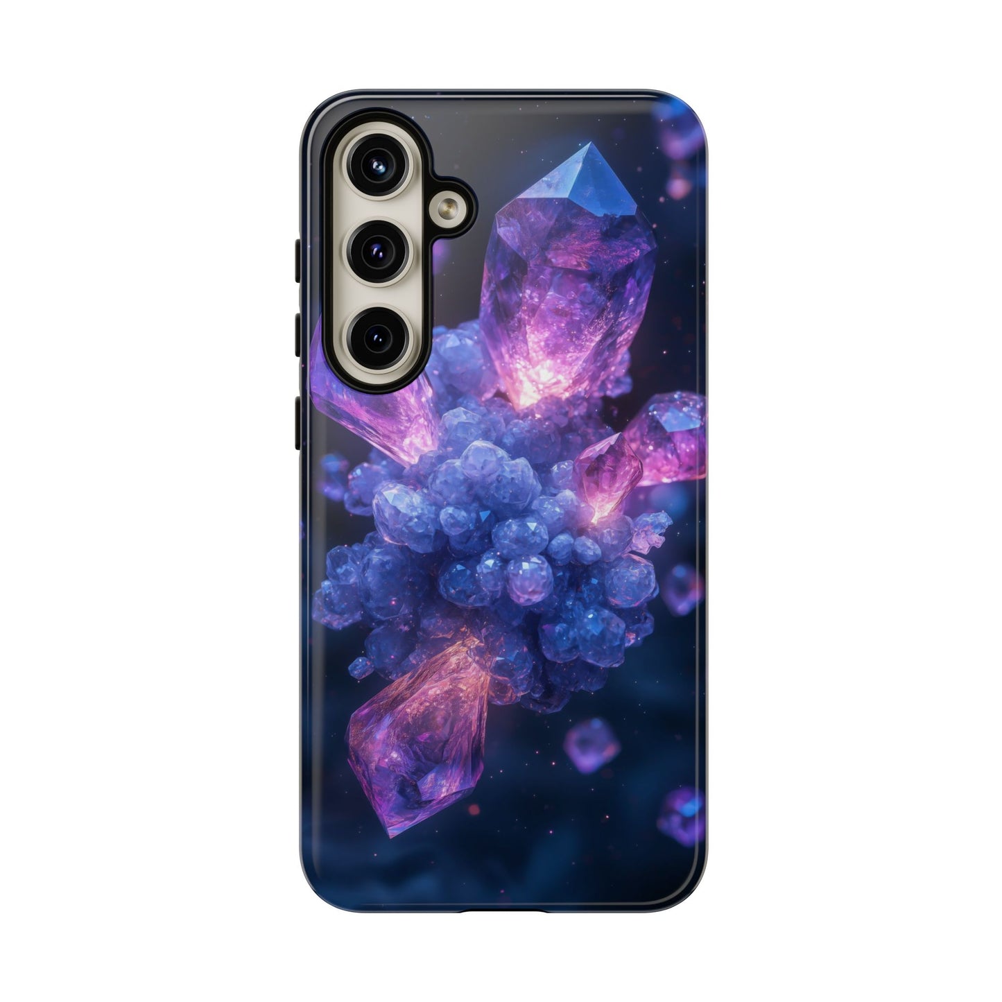 Cosmic Amethyst Crystal Phone Case for iPhone, Samsung & Google Pixel