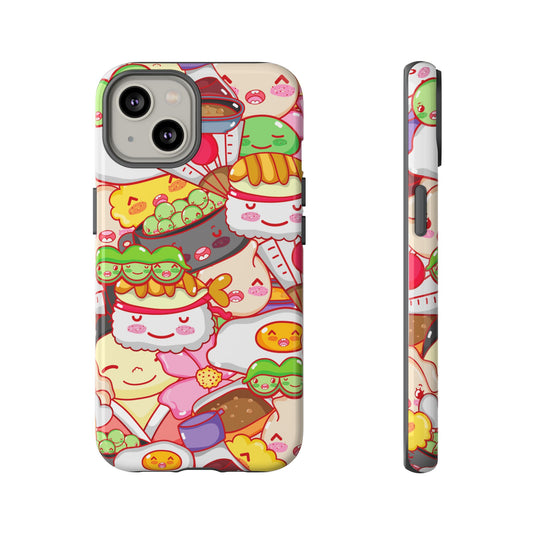 Kawaii Food Lover's Phone Case – iPhone, Google Pixel, Samsung