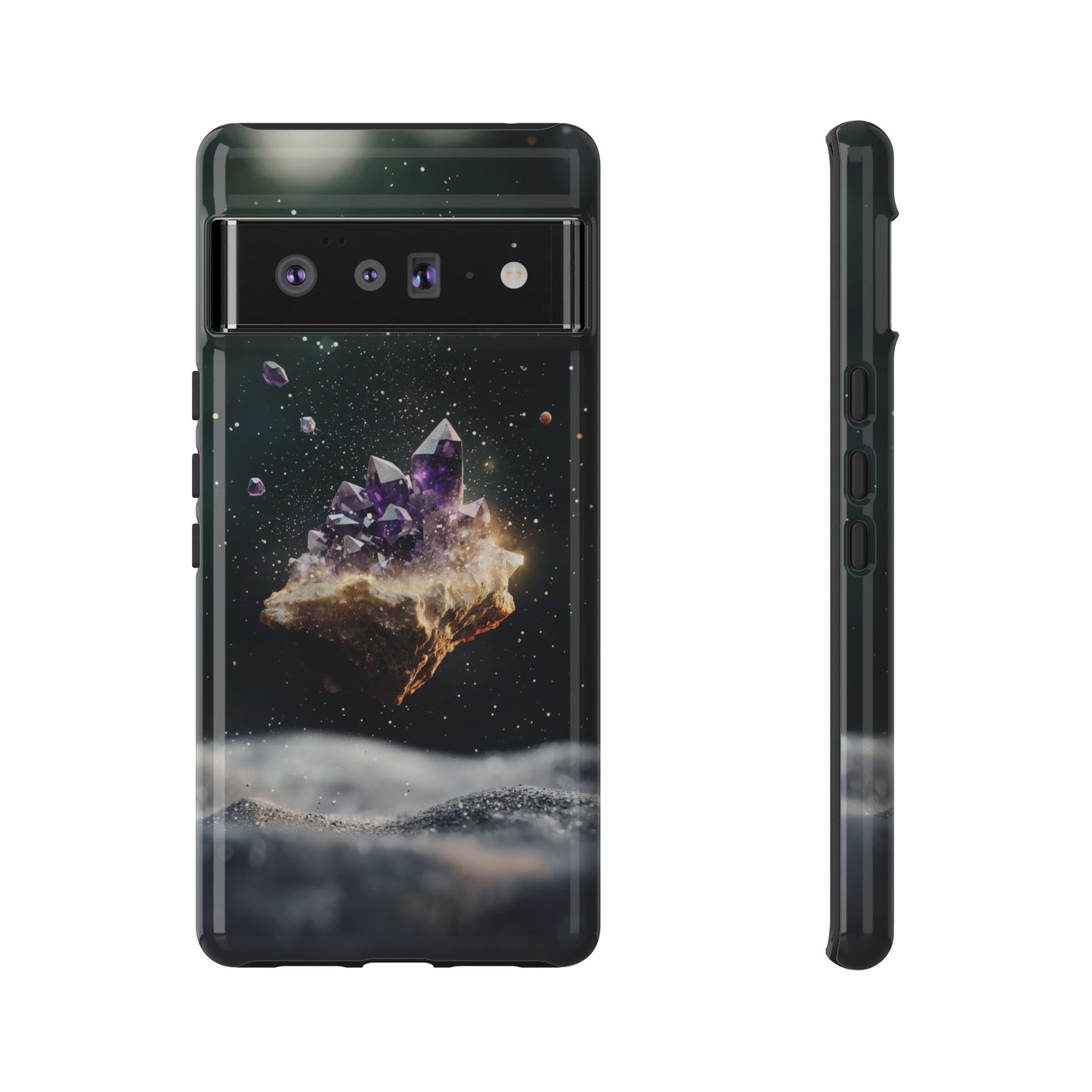 Mystic Amethyst Stones Phone Case for iPhone, Samsung & Google Pixel