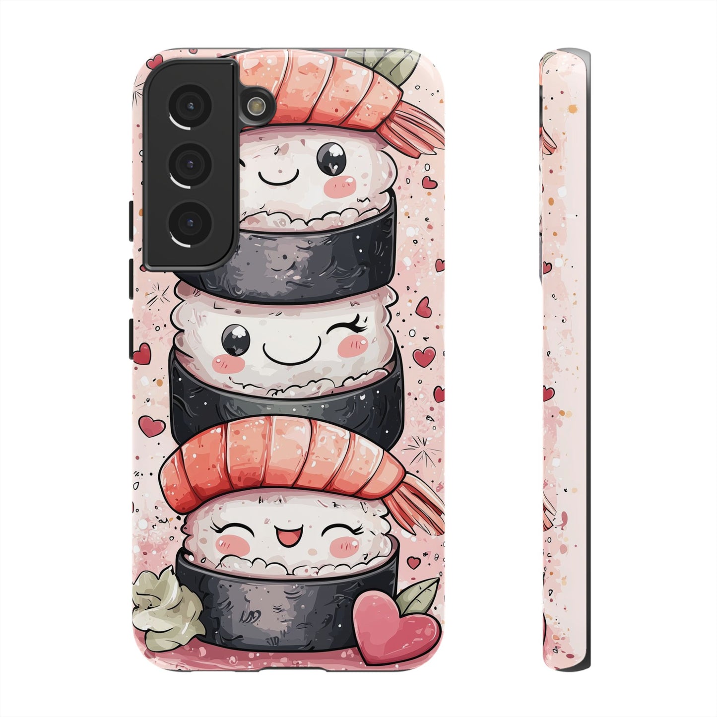 Anime Sushi Stack Phone Case β Cute & Tasty-Inspired Design for iPhone, Samsung, and Google Pixel