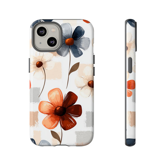 Retro Bloom – Cottagecore Floral Phone Case for iPhone, google Pixel & Samsung