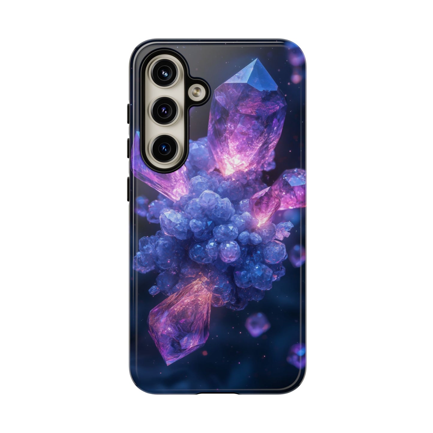 Cosmic Amethyst Crystal Phone Case for iPhone, Samsung & Google Pixel