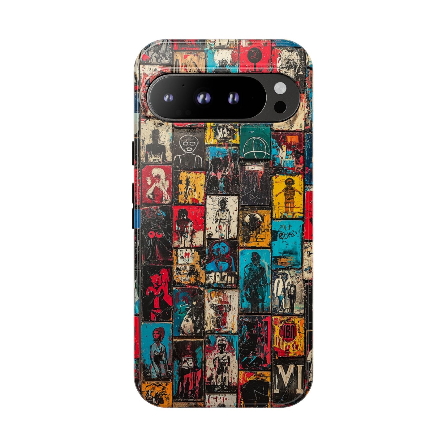 Abstract Art Phone Case – Basquiat-Inspired Phone Cover - iPhone, Samsung & Google Pixel Cover - Artistic Painting Case, Art Lover Gift