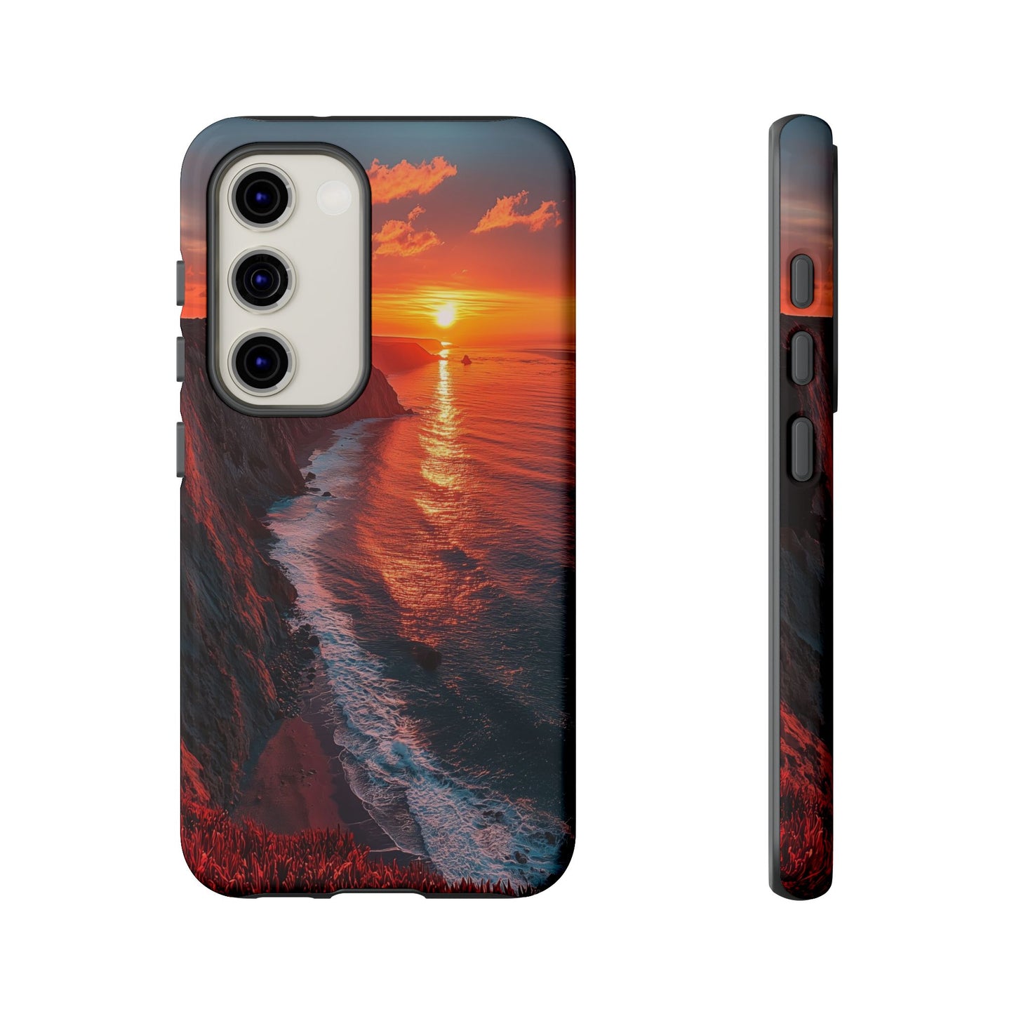 Minimal Nature Scene Case – Calm Landscape for iPhone, Samsung & Pixel